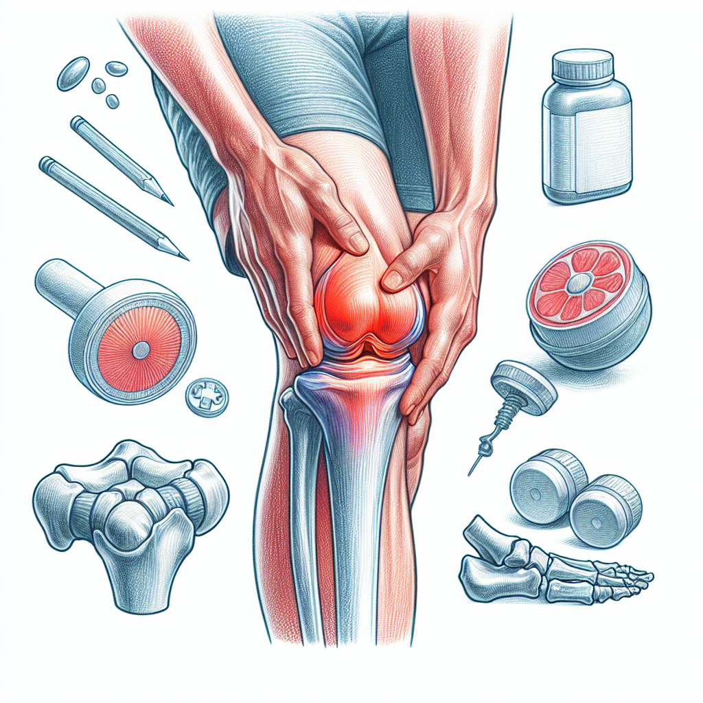 Pastelková ilustrace znázorňující téma: Zdraví kloubů