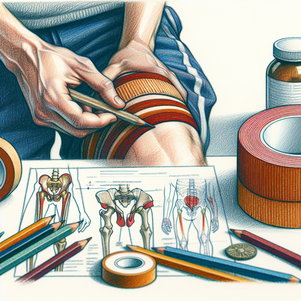 Pastelková ilustrace znázorňující téma: Fyzioterapie