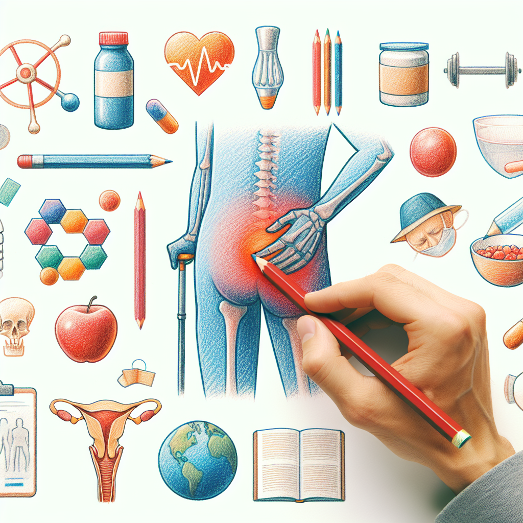 Pastelková ilustrace znázorňující téma: Zdraví kloubů