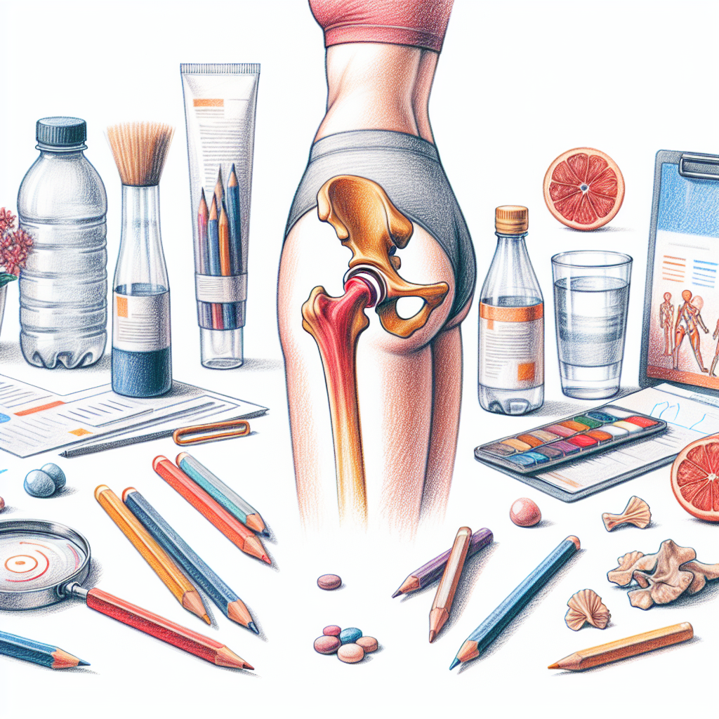 Pastelková ilustrace znázorňující téma: Zdraví kloubů