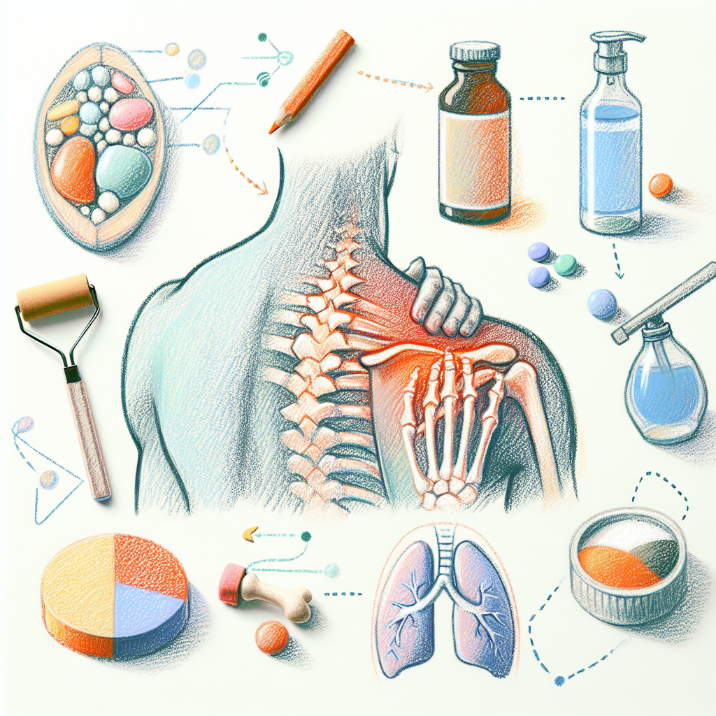 Pastelková ilustrace znázorňující téma: Zdraví a wellness