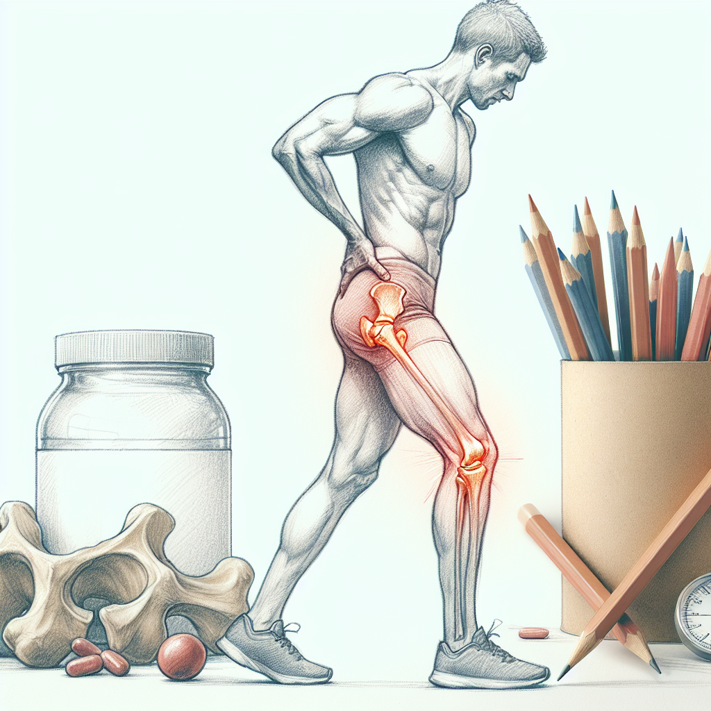 Pastelková ilustrace znázorňující téma: Zdraví kloubů