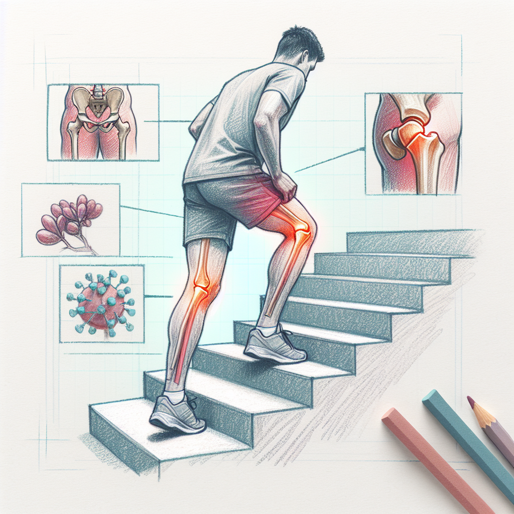 Pastelková ilustrace znázorňující téma: Zdraví kloubů
