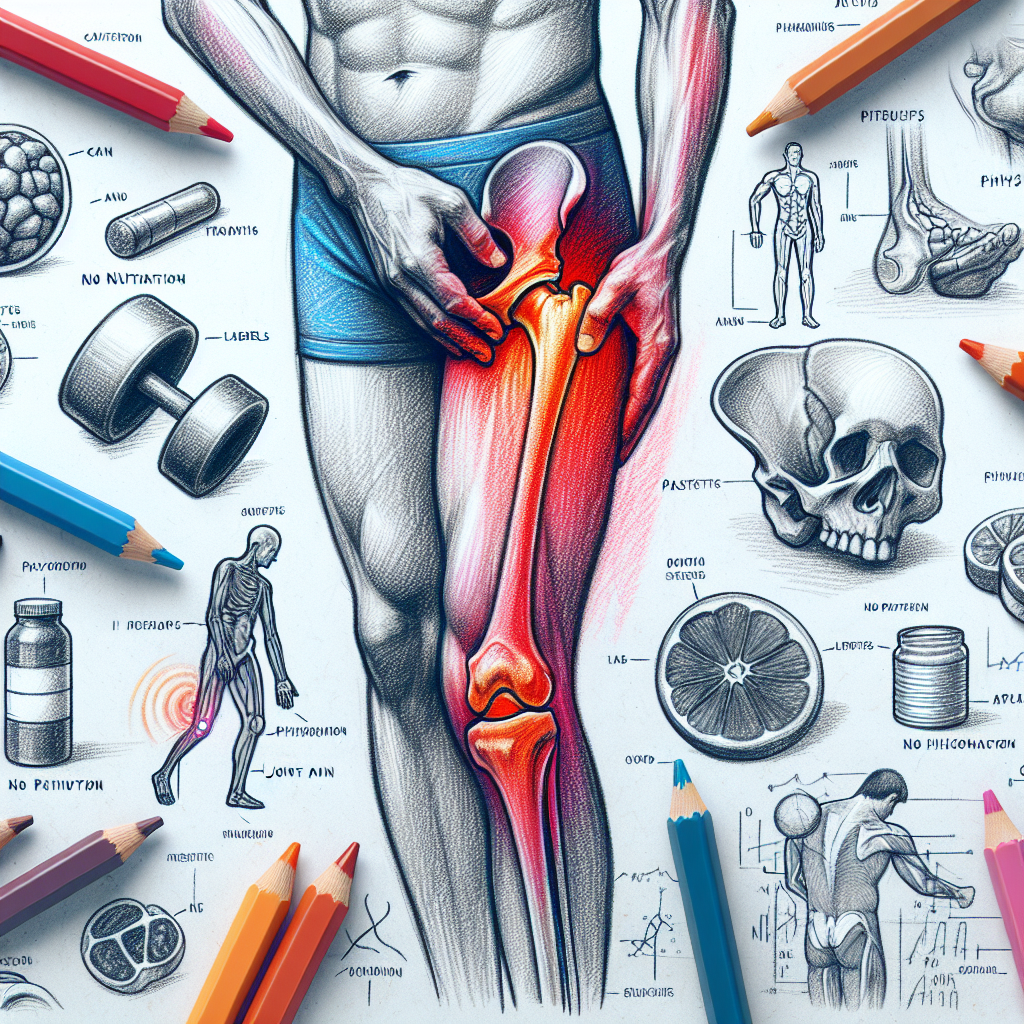 Pastelková ilustrace znázorňující téma: Bolest kloubů