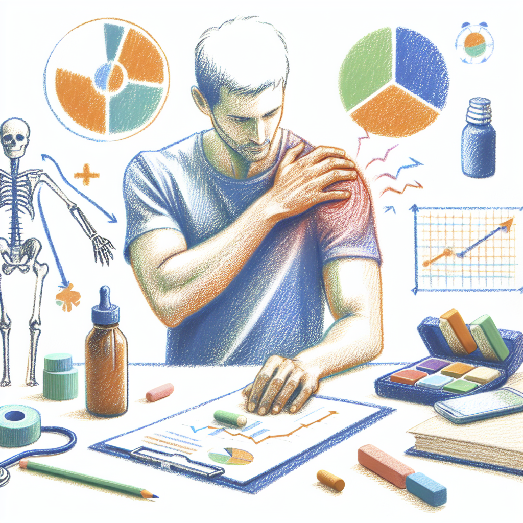 Pastelková ilustrace znázorňující téma: Zdraví a rehabilitace