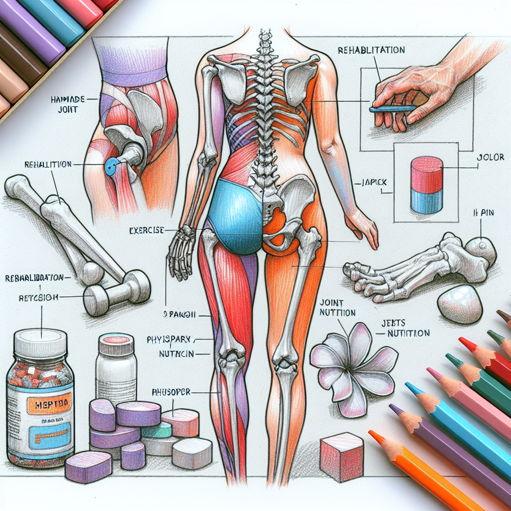 Pastelková ilustrace znázorňující téma: Rehabilitace