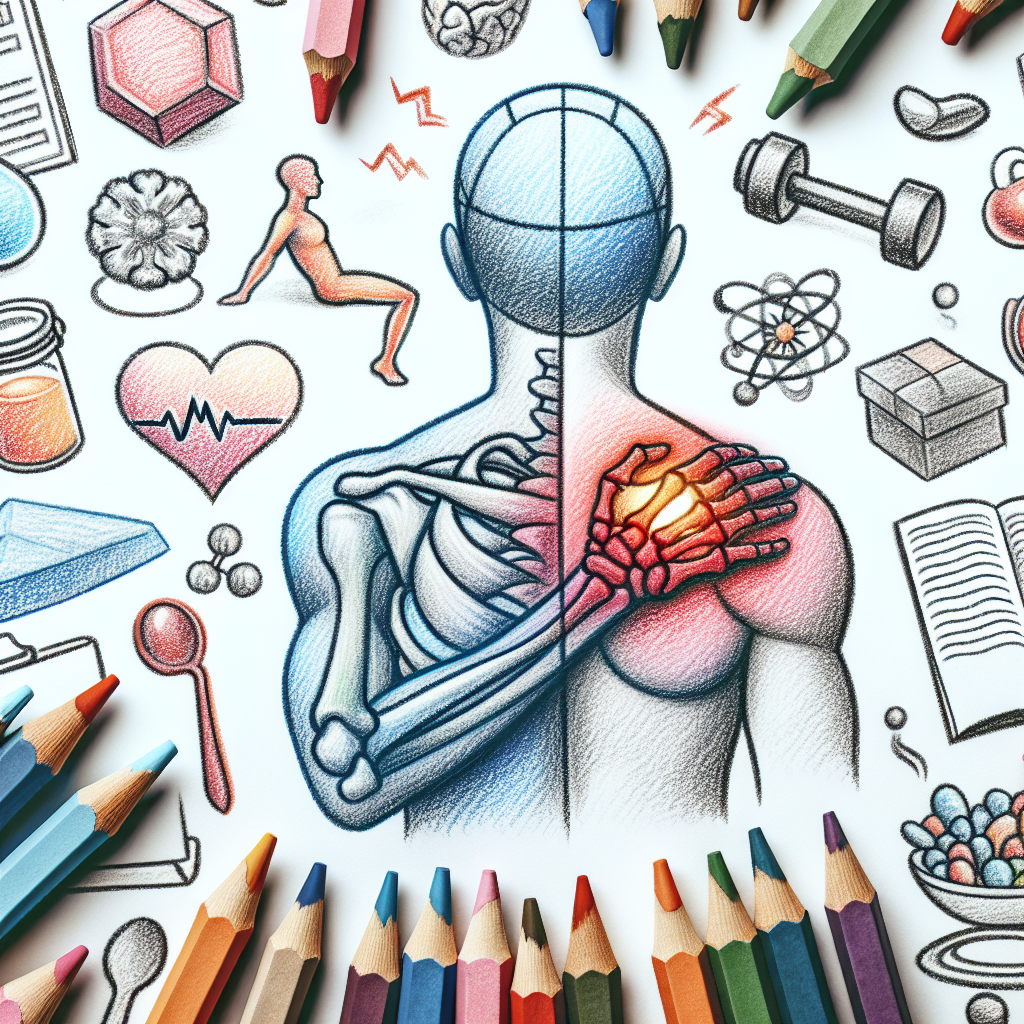 Pastelková ilustrace znázorňující téma: Zdraví