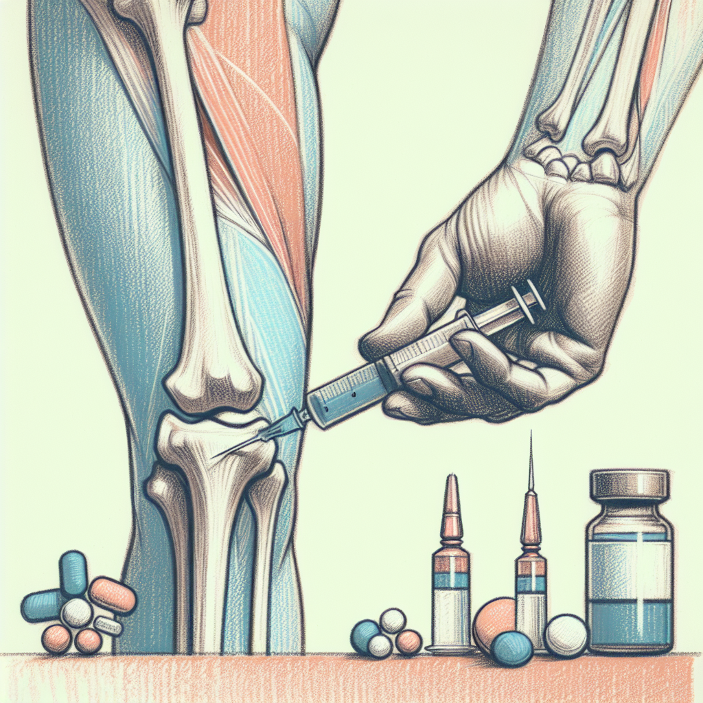 Pastelková ilustrace znázorňující téma: Zdraví kloubů