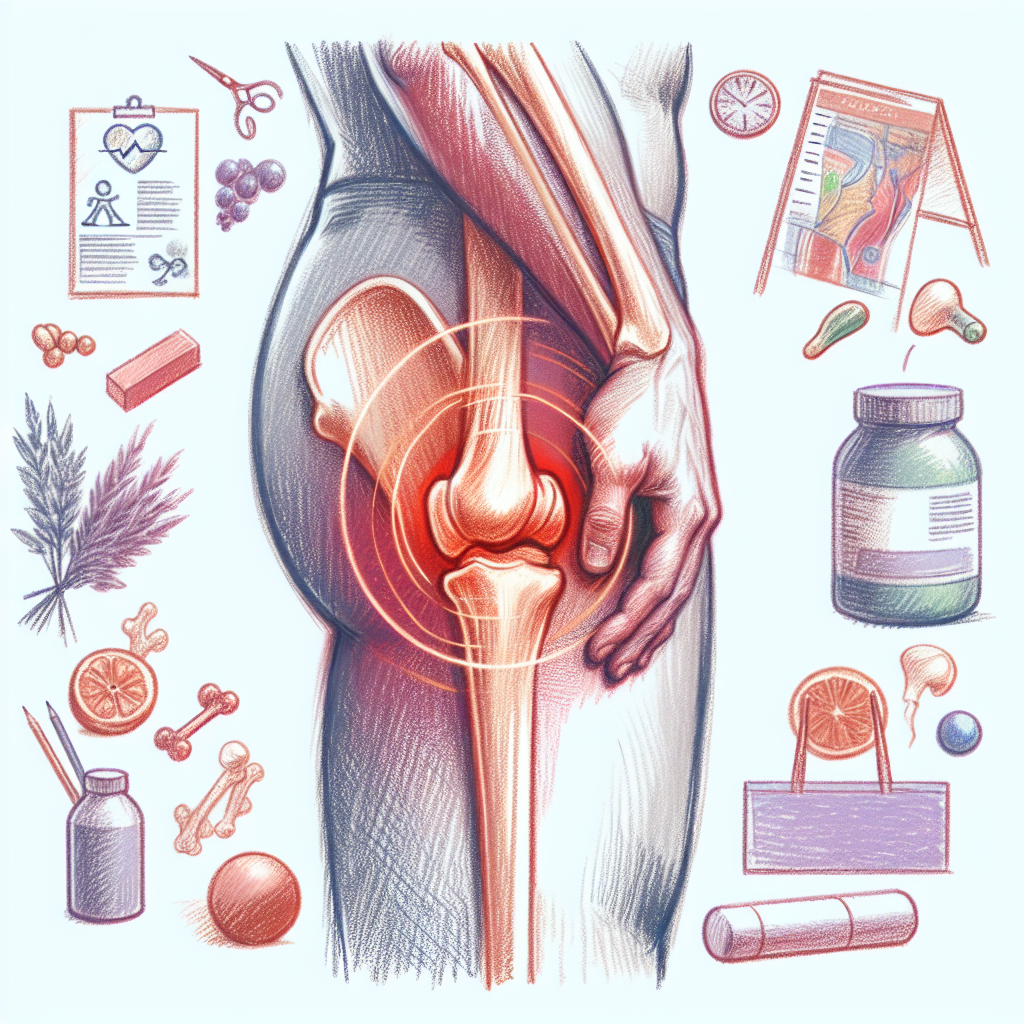 Pastelková ilustrace znázorňující téma: Zdraví kloubů