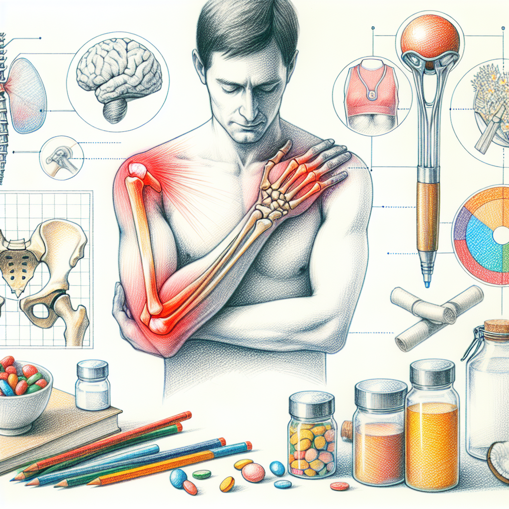 Pastelková ilustrace znázorňující téma: Zdraví kloubů