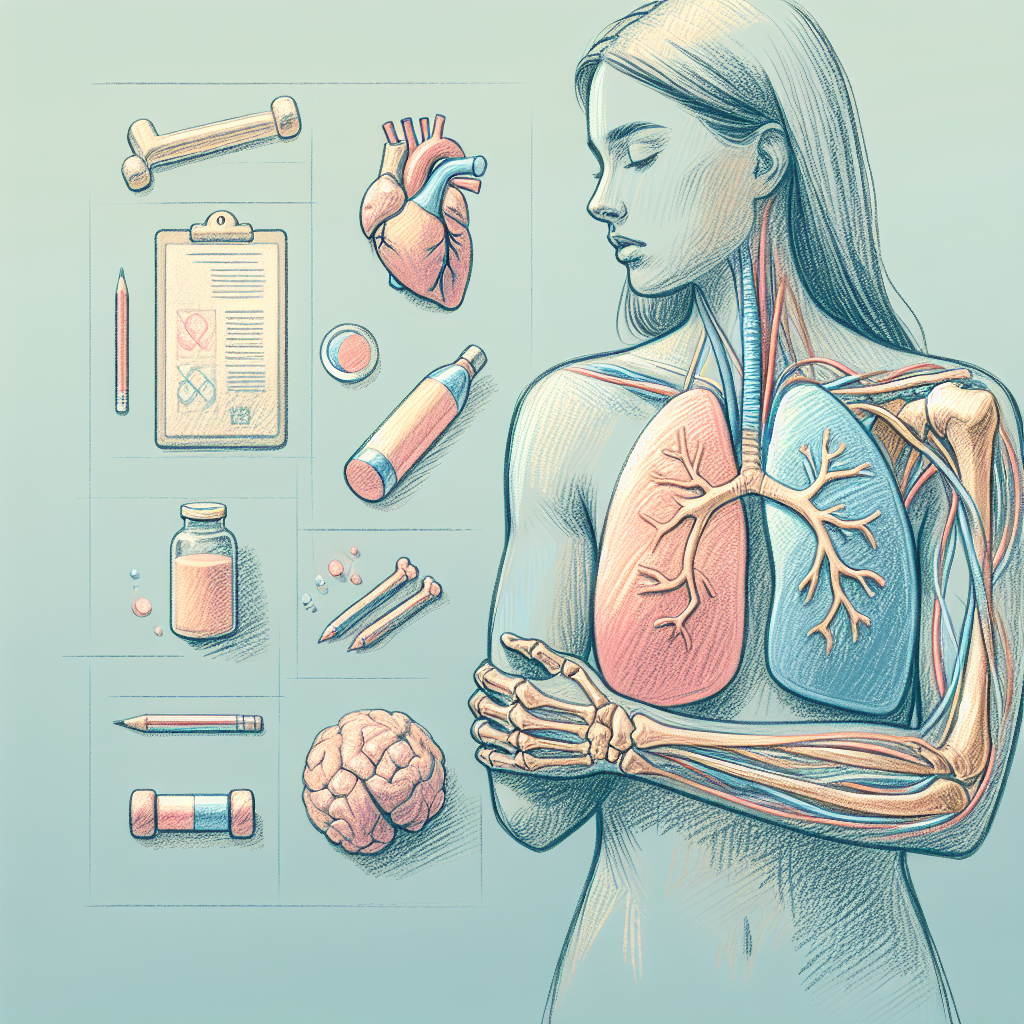 Pastelková ilustrace znázorňující téma: Zdraví a léčba