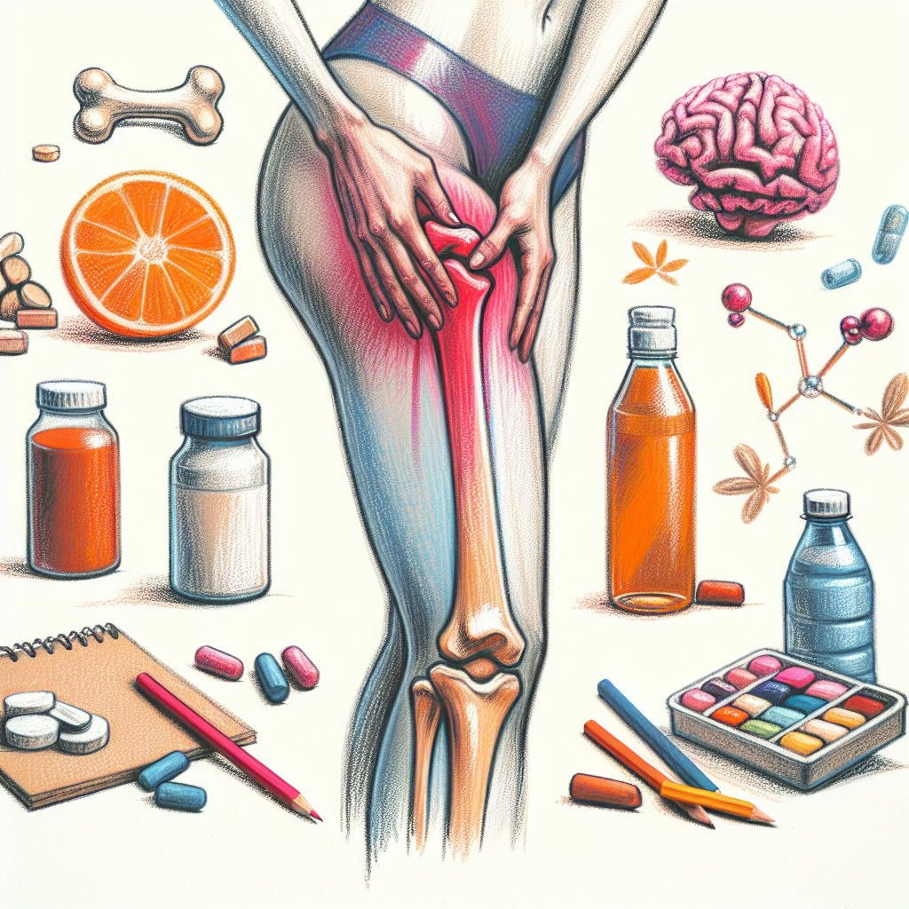 Pastelková ilustrace znázorňující téma: Zdraví kloubů