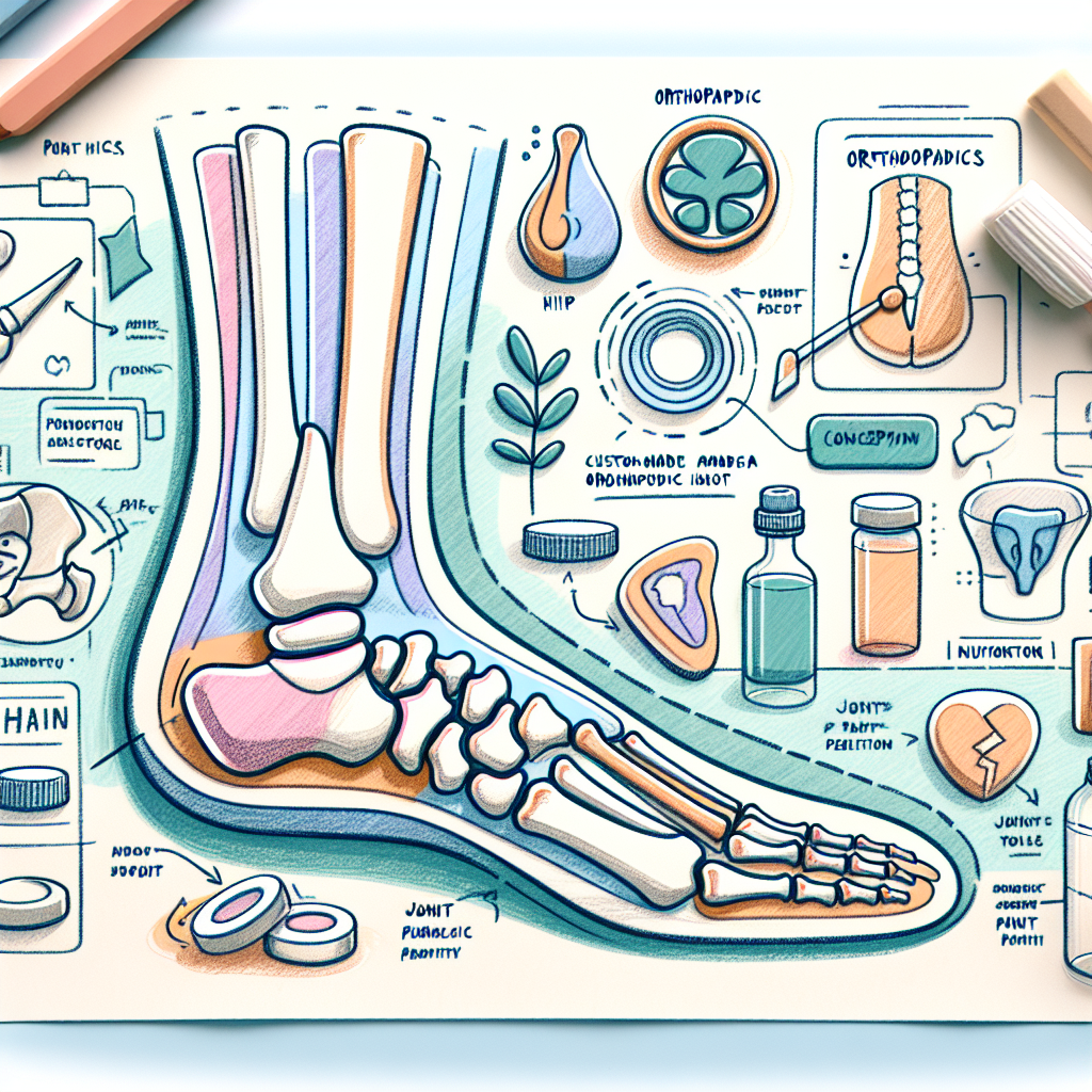Pastelková ilustrace znázorňující téma: Zdraví kloubů