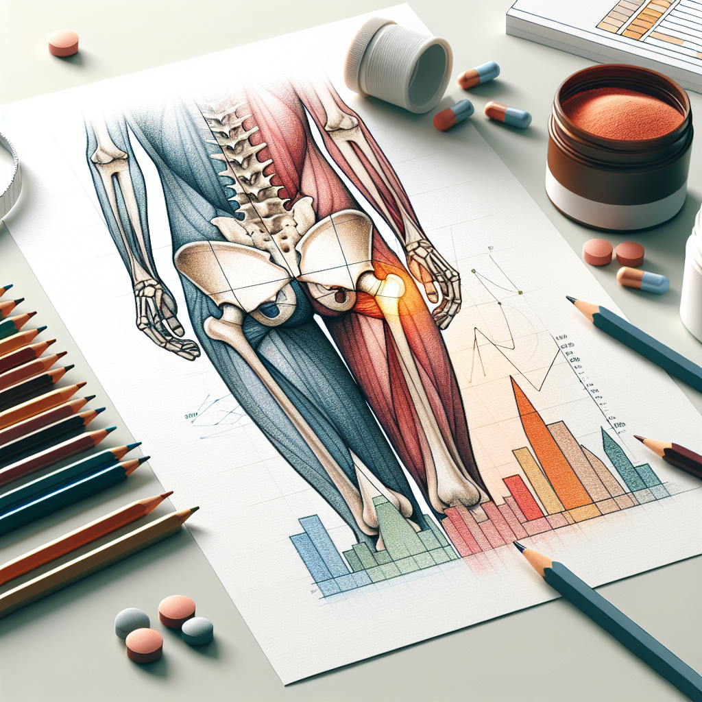 Pastelková ilustrace znázorňující téma: Zdraví kloubů