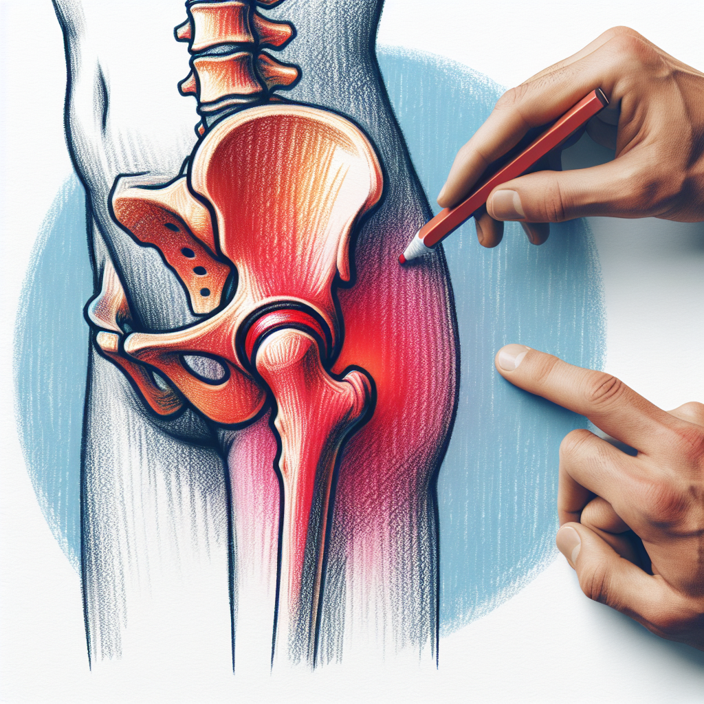 Pastelková ilustrace znázorňující téma: Bolest kloubů