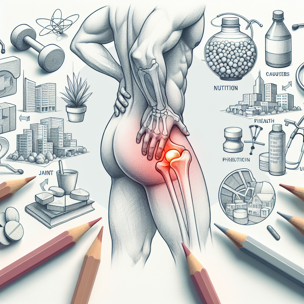 Pastelková ilustrace znázorňující téma: Zdraví kloubů