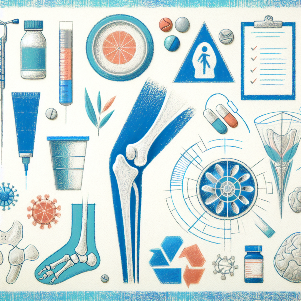 Pastelková ilustrace znázorňující téma: Zdraví kloubů