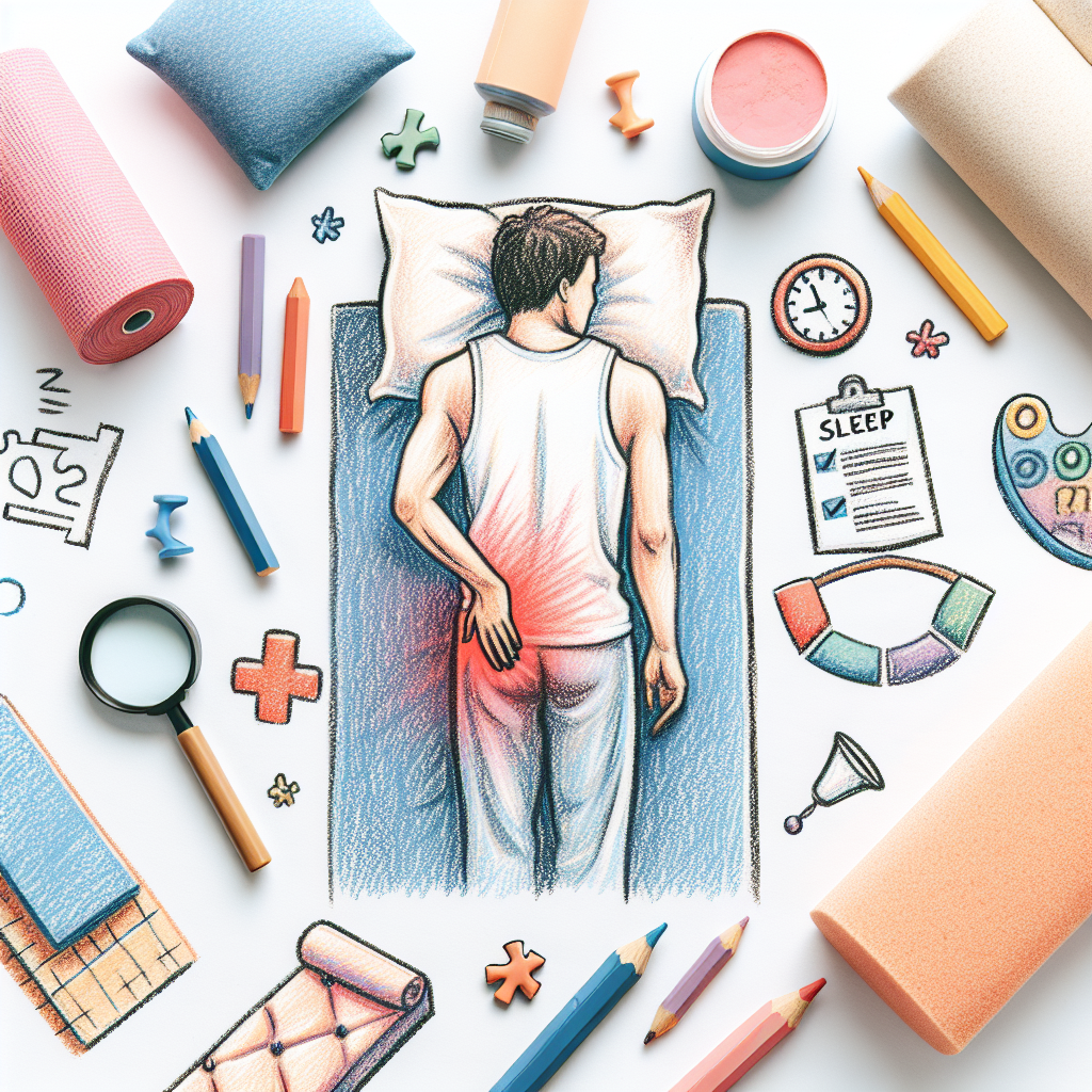 Pastelková ilustrace znázorňující téma: Spánek a zdraví