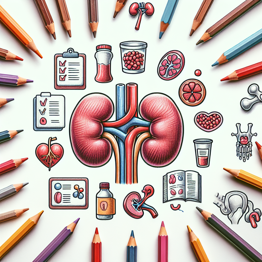 Pastelková ilustrace znázorňující téma: Zdraví
