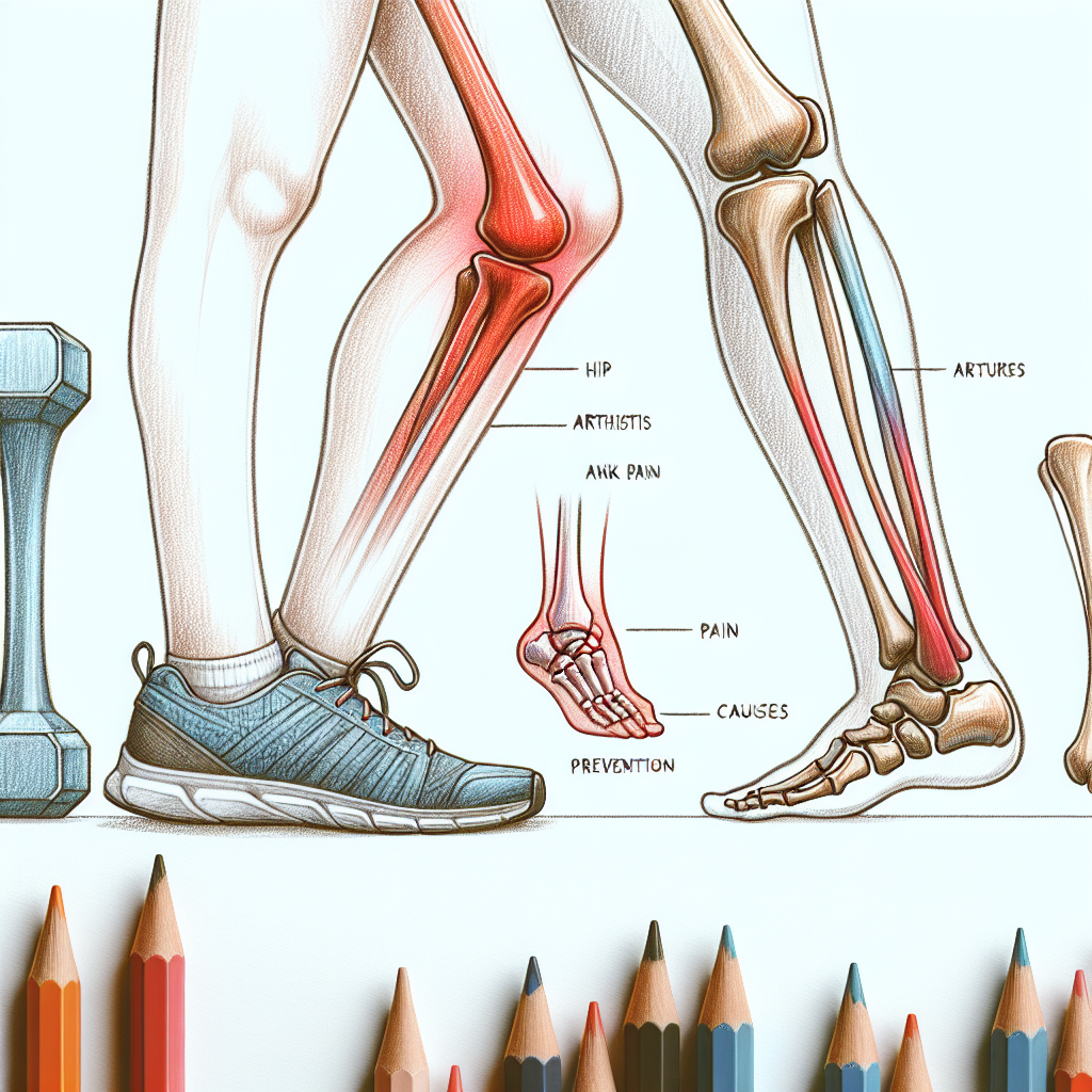 Pastelková ilustrace znázorňující téma: Zdraví kloubů