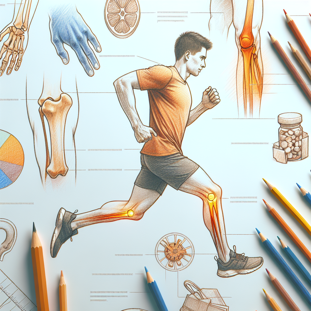 Pastelková ilustrace znázorňující téma: Běhání
