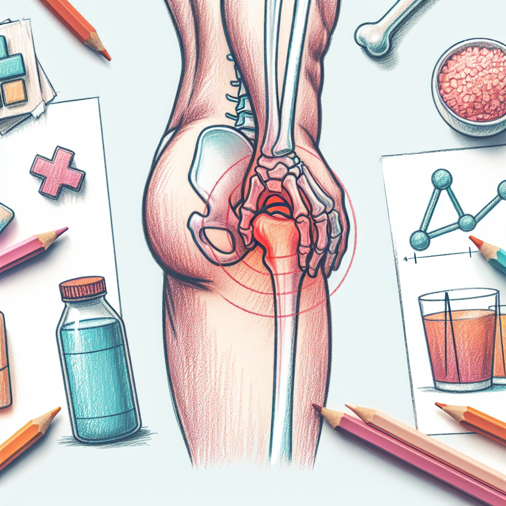 Pastelková ilustrace znázorňující téma: Zdraví kloubů