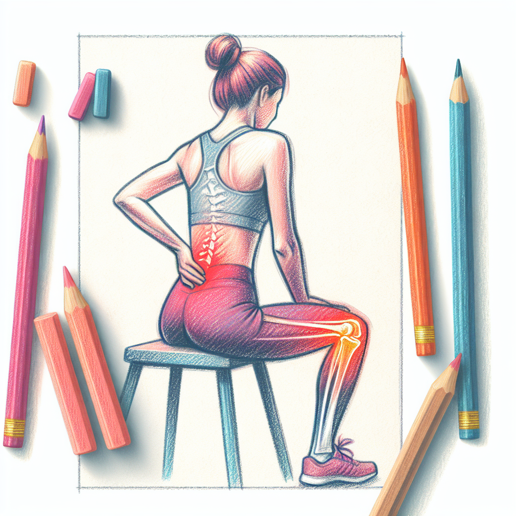 Pastelková ilustrace znázorňující téma: Zdraví a pohyb