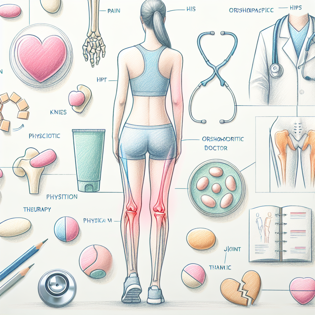Pastelková ilustrace znázorňující téma: Zdraví kloubů