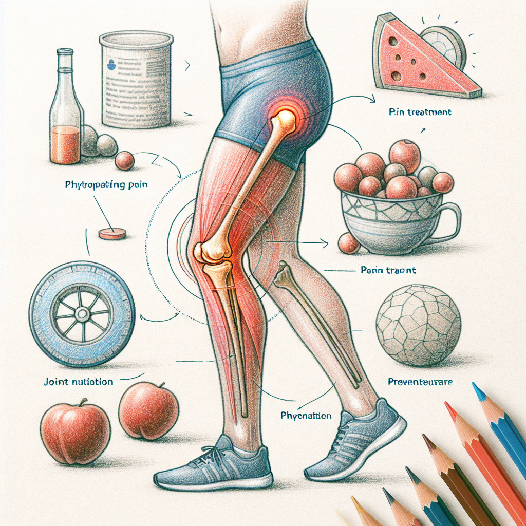 Pastelková ilustrace znázorňující téma: Zdraví kloubů
