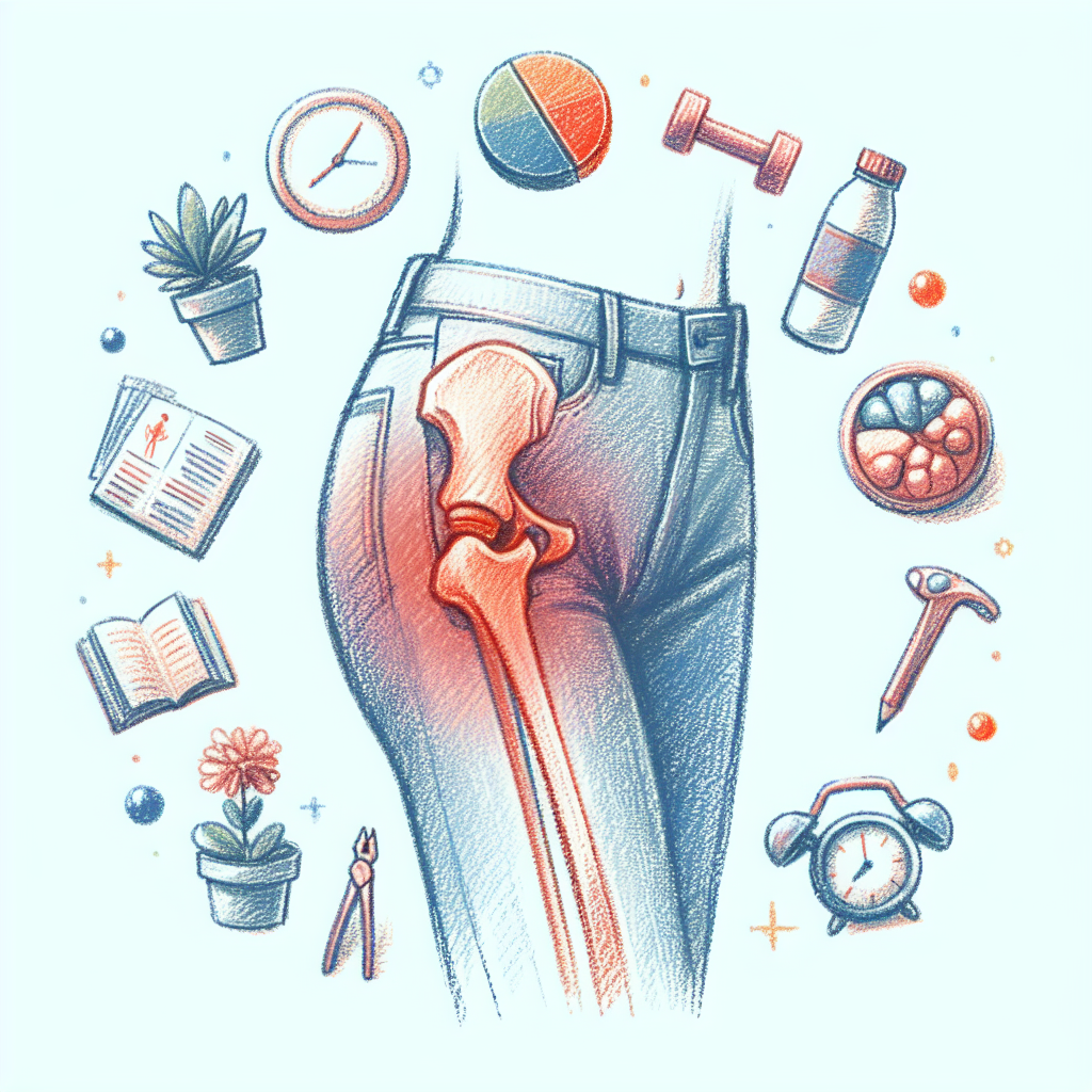 Pastelková ilustrace znázorňující téma: Zdraví kloubů