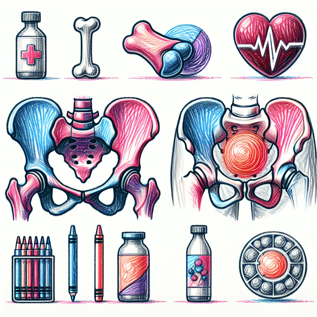Pastelková ilustrace znázorňující téma: Zdraví kloubů