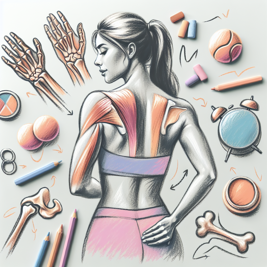 Pastelková ilustrace znázorňující téma: Zdraví
