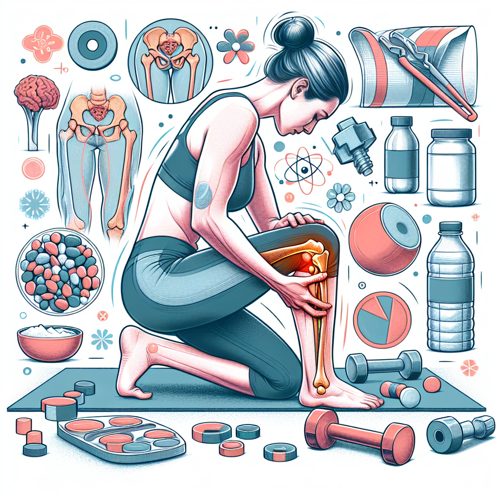 Pastelková ilustrace znázorňující téma: Zdraví kloubů