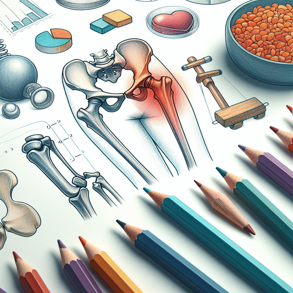Pastelková ilustrace znázorňující téma: Zdraví kloubů