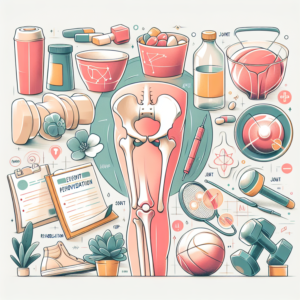 Pastelková ilustrace znázorňující téma: Zdraví kloubů