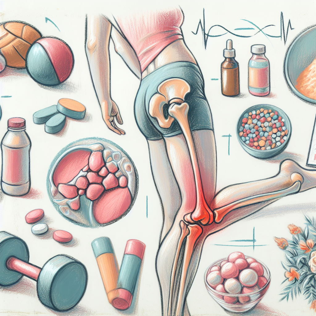 Pastelková ilustrace znázorňující téma: Zdraví kloubů