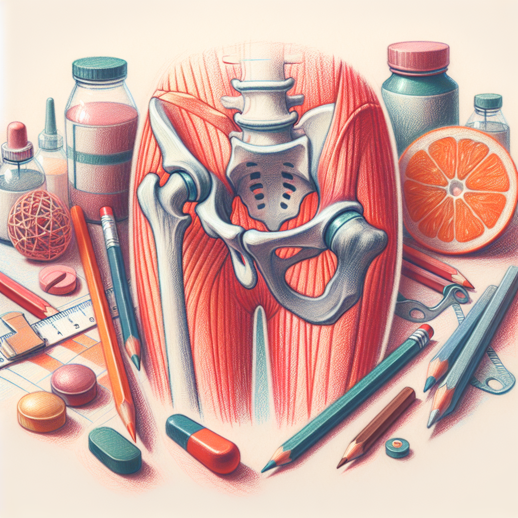 Pastelková ilustrace znázorňující téma: Zdraví kloubů