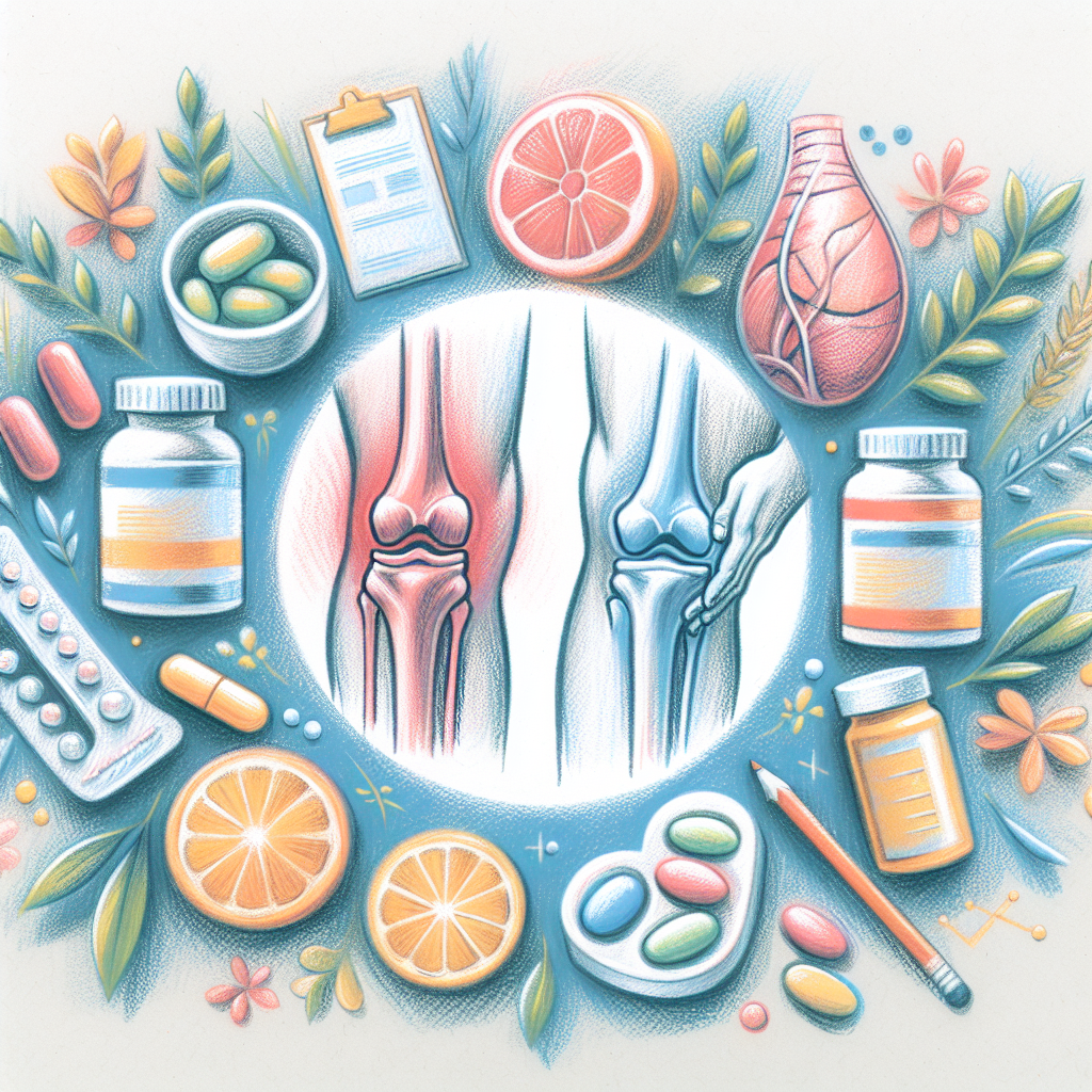 Pastelková ilustrace znázorňující téma: Zdraví kloubů