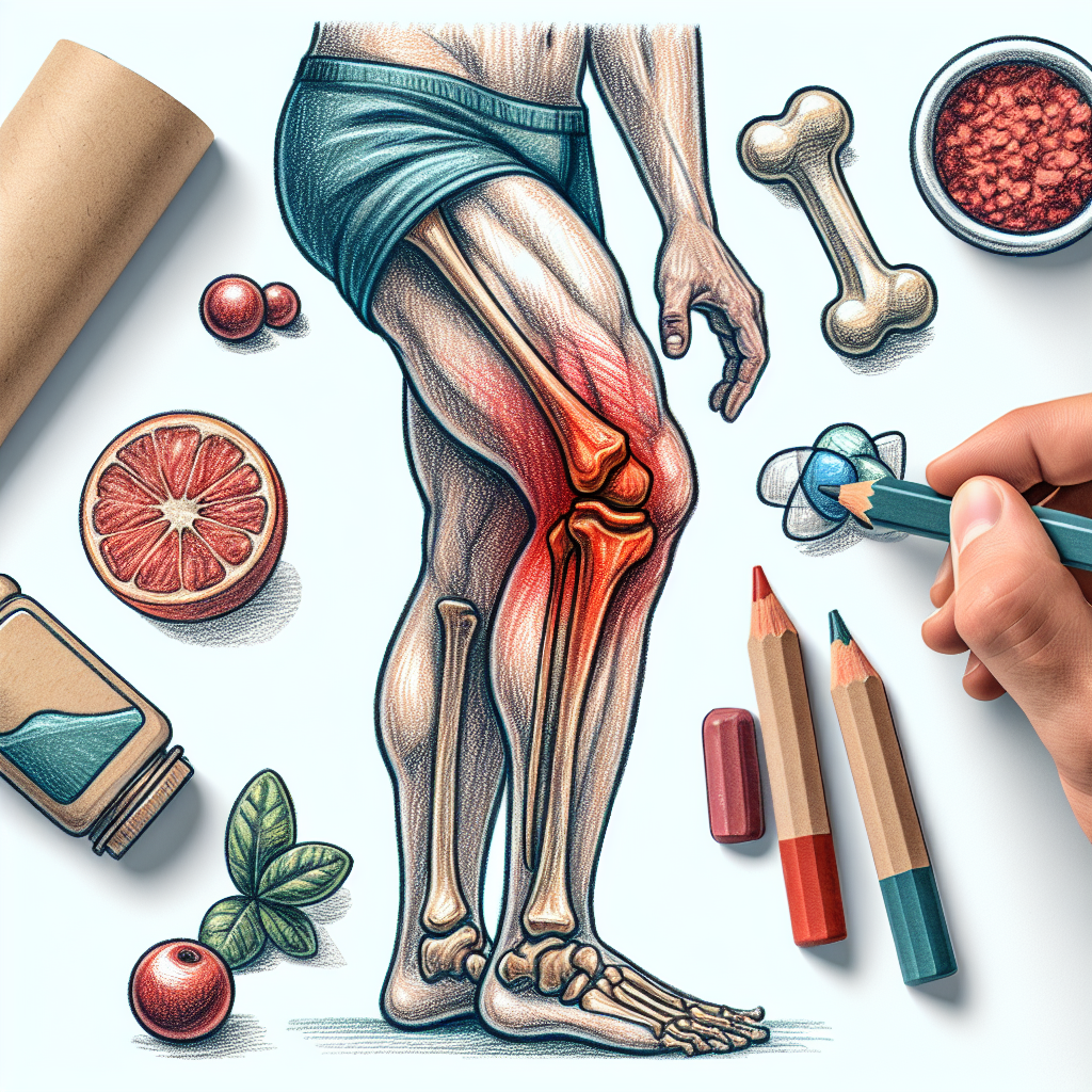 Pastelková ilustrace znázorňující téma: Bolest kloubů